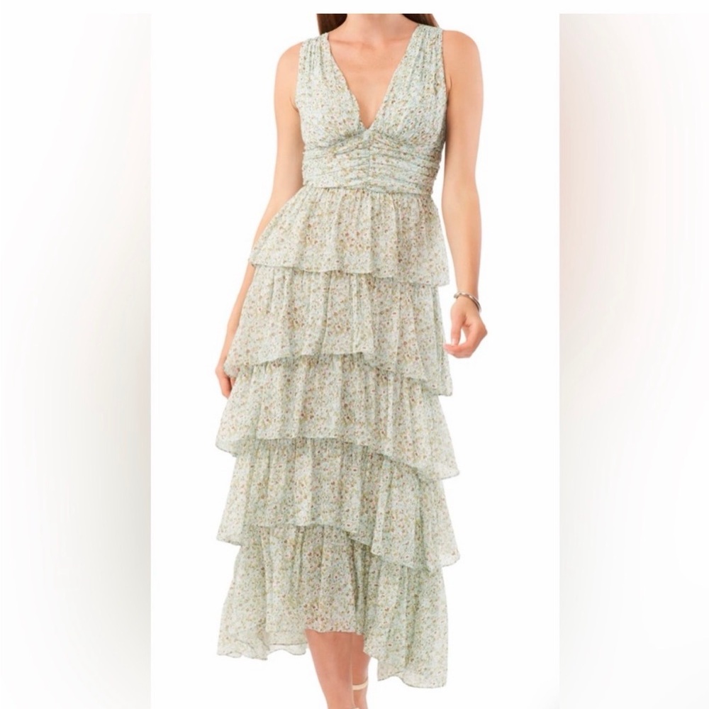Nordstrom Floral Tiered Maxi Dress